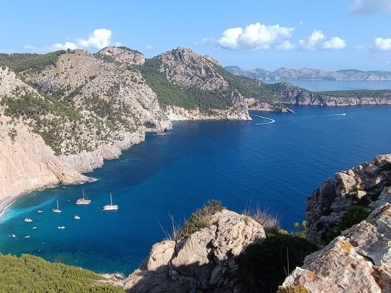 Elysium electric boat at Coll Baix Mallorca
